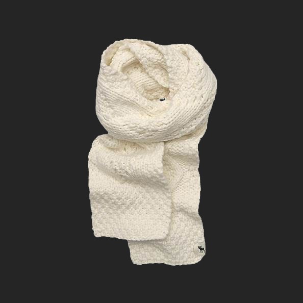 Abercrombie & Fitch Crème Sjaals AF-sjaals 043