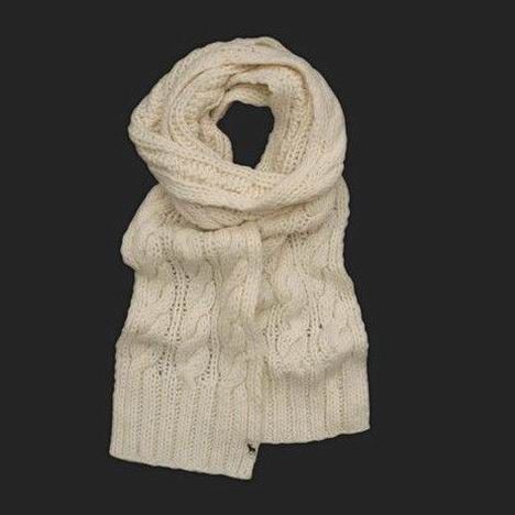 Abercrombie & Fitch Crème Sjaals AF-sjaals 058
