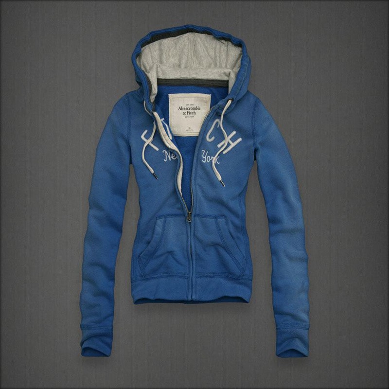 Abercrombie & Fitch Blauw Vrouwen Hoodies AF-whod101