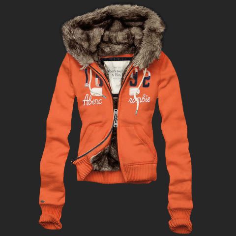 Abercrombie & Fitch Oranje Vrouwen Hoodie AF-whod017