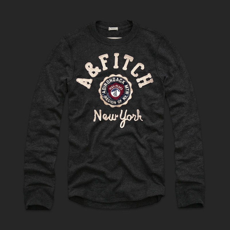 Abercrombie & Fitch Donker Grijs Mannen T-shirts AF-mtshirt046