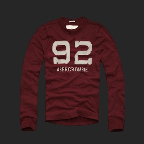 Abercrombie & Fitch Granaat Mannen T-shirts AF-mtshirt020