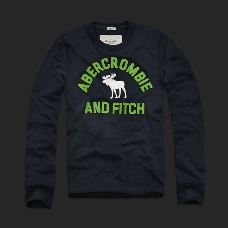 Abercrombie & Fitch Ming Blauwe Mannen T-shirts AF-mtshirt017