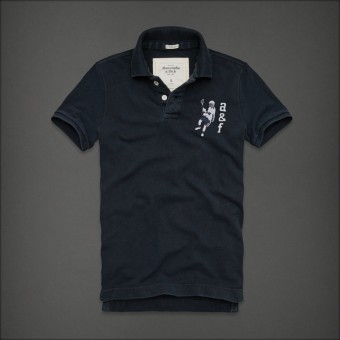 Abercrombie & Fitch Heren Polo Donkerblauw Mpo78