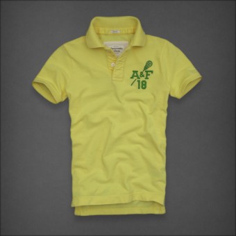 Abercrombie & Fitch Heren Polo Geel Mpo71