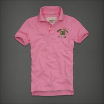 Abercrombie & Fitch Heren Polo Roze Mpo45