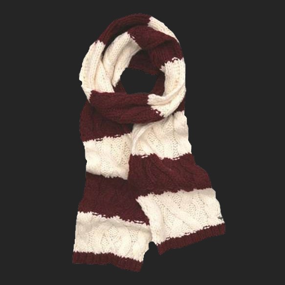 Abercrombie & Fitch Bruin En Witte Sjaals AF-sjaals 038