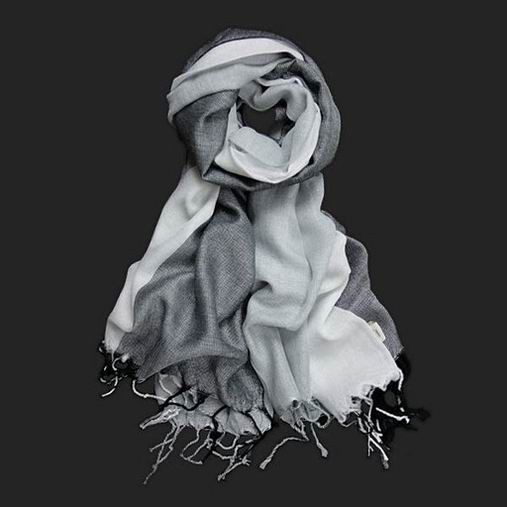 Abercrombie & Fitch Grijs En Witte Sjaals AF-sjaals 006