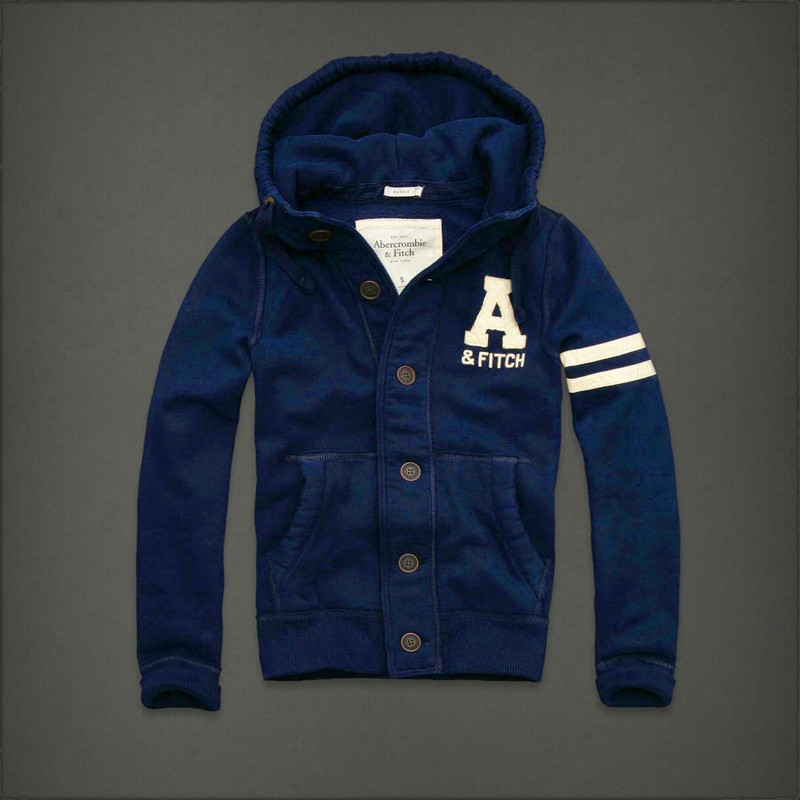Abercrombie & Fitch Blauw Donker Mannen Hoodies AF-mhod029
