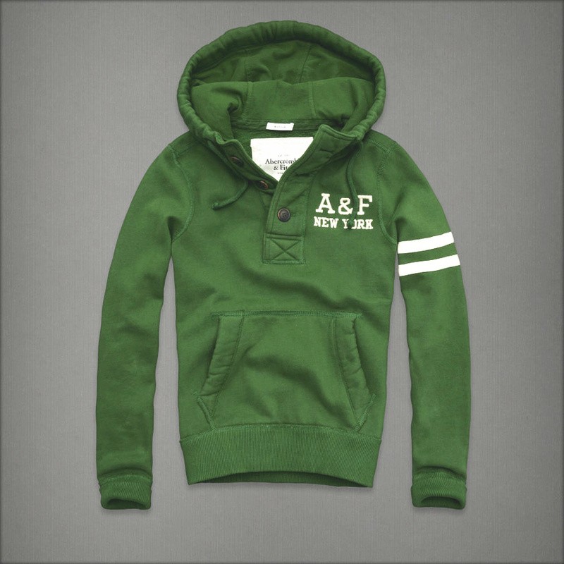 Abercrombie & Fitch Groene Mannetjes Hoodies AF-mhod022