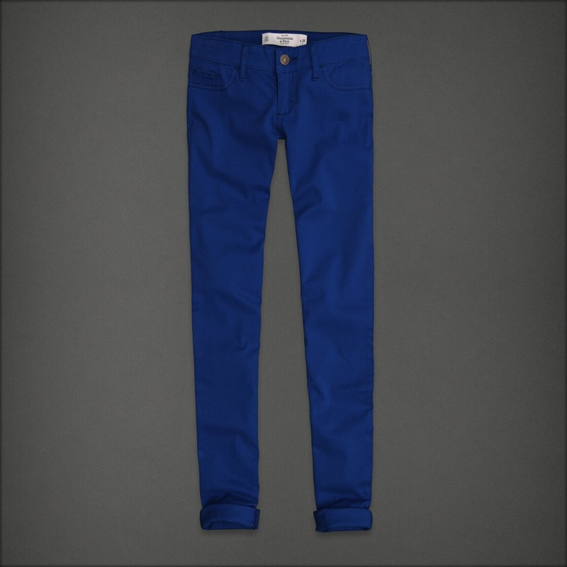 Abercrombie & Fitch Blauw Vrouwen Jeans AF-wjean012