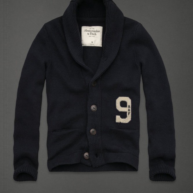 Abercrombie & Fitch Donkerblauw Mannen Trui 9