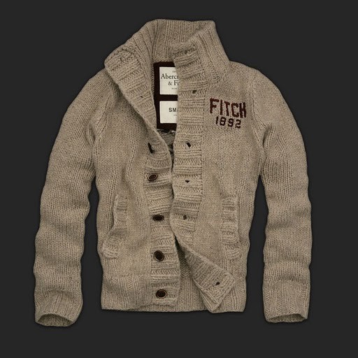 Abercrombie & Fitch Beige Sweater Van Mensen 61