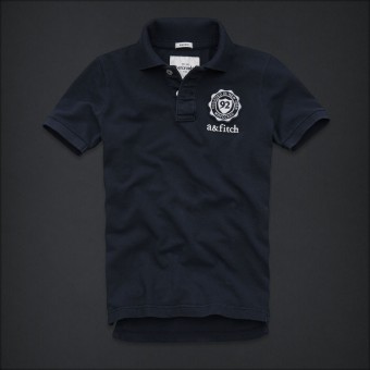 Abercrombie & Fitch Heren Polo Donkerblauw Mpo75