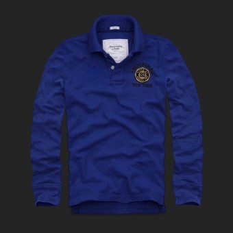Abercrombie & Fitch Heren Polo Ming Blauwe AF-mpols074