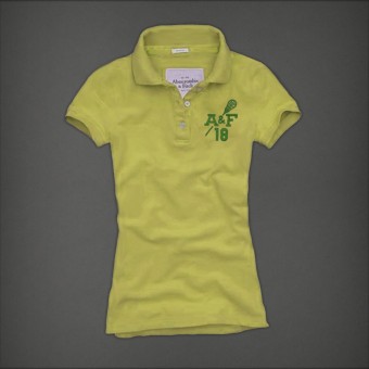 Abercrombie & Fitch Vrouwen Polo Geel Wpo32