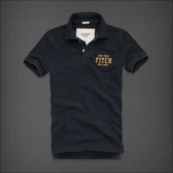 Abercrombie & Fitch Heren Polo Donkerblauw Mpo91