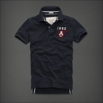 Abercrombie & Fitch Heren Polo Donkerblauw Mpo89