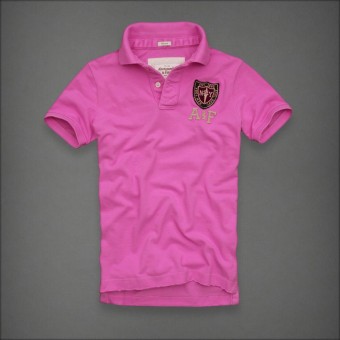 Abercrombie & Fitch Heren Polo Roze Mpo83
